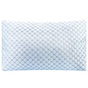 2 pieces Or 1 piece Cooling Memory Foam Pillow Ventilated Soft Bed Pillow With Cooling Gel Infused Memory Foam Machine Washable (Option: King-1Pc)