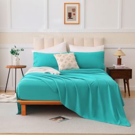Three-piece sheet set (Color: grass green)