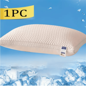 Cooling Breathable Tofu Pillows (Option: Pink-1PC)